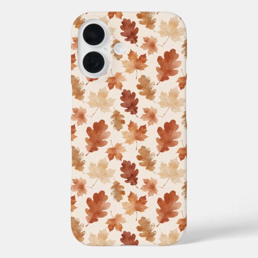 居心地の良い秋の葉の模様 Case-Mate iPhoneケース (裏面)