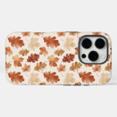 居心地の良い秋の葉の模様 Case-Mate iPhoneケース (裏面 (横))