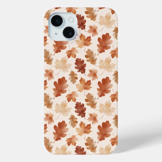 居心地の良い秋の葉の模様 Case-Mate iPhoneケース (裏面)