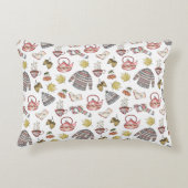 居心地の良い秋の要素パターン アクセントクッション (正面)