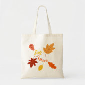 居心地の良い秋ファッショントートバッグと紅葉 トートバッグ (正面)