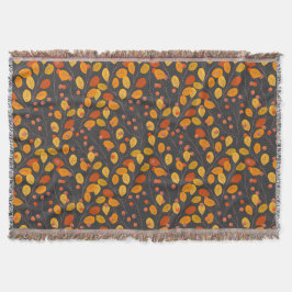 居心地の良い秋ブランケットと紅葉&ベリー スローブランケット