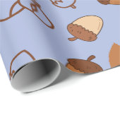 居心地の良い秋ヘーゼルナットシームレスラッピング紙デライト ラッピングペーパー (ロールコーナー)