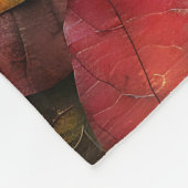 居心地の良い紅葉 フリースブランケット (角)