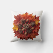 居心地の良い紅葉 | 装飾装飾用クッション クッション (裏面)