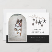 居心地の良い自然アーチフレームフォト シーズンカード (正面)