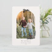 居心地の良い自然アーチフレームフォト シーズンカード (スタンド正面)