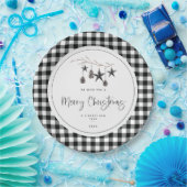 居心地の良い自然クリスマスパーティー ペーパープレート (パーティー)