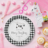 居心地の良い自然クリスマスパーティー ペーパープレート (パーティー)