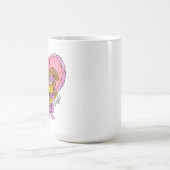 居心地の良い赤ちゃんシャワー母と娘マグカップ コーヒーマグカップ (中央)