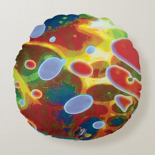 居心地の良い起伏 ラウンドクッション (正面)