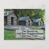 居心地の良い近所おもしろい – 住所の変更 案内ポストカード (正面)