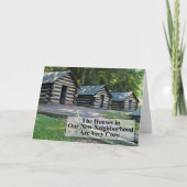 居心地の良い近所おもしろい – 住所の変更 案内状 (正面)