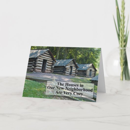 居心地の良い近所おもしろい – 住所の変更 案内状 (正面)