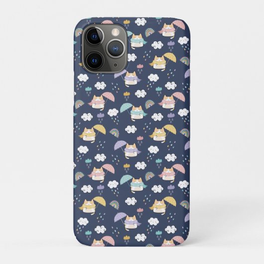 居心地の良い雨の日パターン Case-Mate iPhoneケース (裏)