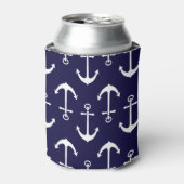 居心地の良い飲み物 |白いいかりパターン 缶クーラー (缶正面)