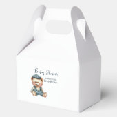 居心地の良い魅力的ベビーシャワー フェイバーボックス (裏面)