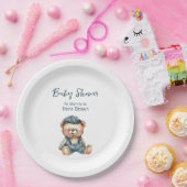 居心地の良い魅力的ベビーシャワー ペーパープレート (パーティー)