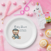 居心地の良い魅力的ベビーシャワー ペーパープレート (パーティー)