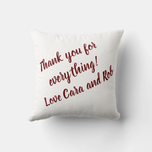 居心地の良い2トーンウォーターカラー格言装飾用クッション クッション (裏面)