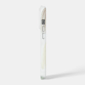 居心地の良い ミニマルな冬の美意識パターン   iPhoneケース (左側面)