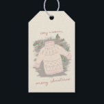 居心地の良い&暖かいクリスマスギフトラベル- Merry Christmas ギフトタグ<br><div class="desc">プレゼントに暖かさと居心地の感覚をもたらすように設計されたこの手で描かれたクリスマスプレゼントラベルで、あなたの休日の贈り物に特別なtouchを追加。愛する人やギフトのラッピングに最適ユニークなパーソナライズされた、このギフトのラベルは、クリスマスのギフト、休日の装飾、フェスティバルの大事な行事に理想的である。</div>