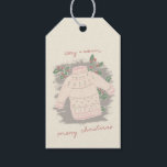 居心地の良い&暖かいクリスマスギフトラベル- Merry Christmas ギフトタグ<br><div class="desc">プレゼントに暖かさと居心地の感覚をもたらすように設計されたこの手で描かれたクリスマスプレゼントラベルで、あなたの休日の贈り物に特別なtouchを追加。愛する人やギフトのラッピングに最適ユニークなパーソナライズされた、このギフトのラベルは、クリスマスのギフト、休日の装飾、フェスティバルの大事な行事に理想的である。</div>