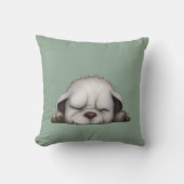 🐾✨ 「居心地の良いPup」クッション – かわいいアイテムで寄り添う クッション (正面)