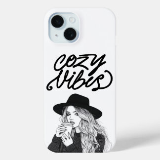 居心地の良いVibes iPhoneケース iPhone 15ケース