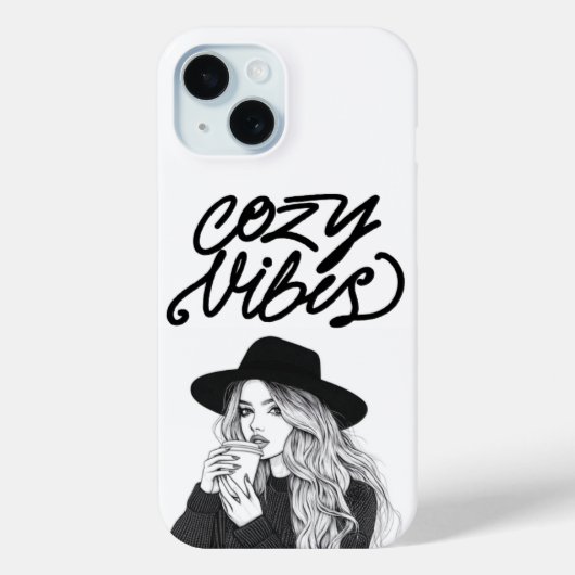 居心地の良いVibes iPhoneケース Case-Mate iPhoneケース (裏面)