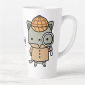 居心地の誇りを持った良いミステリーリーダー カフェラテマグ (右)