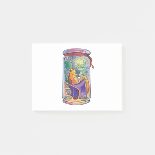 居心地の読良いドラゴンの本 ポストイット (正面)