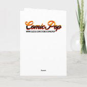 居心地の読良い女性とコーヒーと猫 カード (裏面)