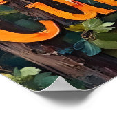 居心地は良いがワイルド:アライグマのクローズアップ ポスター (角)