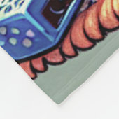 居心地よくはしゃぐの良い環境でゲーマー猫 フリースブランケット (角)