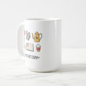 居心地よく過ごそう コーヒーマグカップ (正面左)