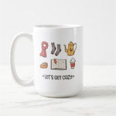 居心地よく過ごそう コーヒーマグカップ (左)