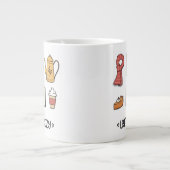 居心地よく過ごそう ジャンボコーヒーマグカップ (正面)