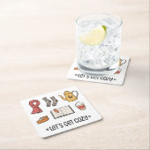 居心地よく過ごそう スクエアペーパーコースター (インサイチュ)