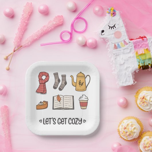 居心地よく過ごそう ペーパープレート (パーティー)