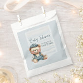 居心地カジュアルの良い赤ちゃんシャワーパーソナライズされた フェイバーバッグ (クリップ留めされた状態)