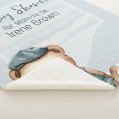 居心地カジュアルの良い赤ちゃんシャワー シェルパブランケット (3/4)