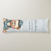 居心地カジュアルの良い赤ちゃんシャワー ボディピロー (正面)