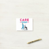 居気に宅介護ホームの乗員介護者 ポストイット (デスク上)