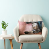 居眠りの子ネコ ランバークッション (椅子)