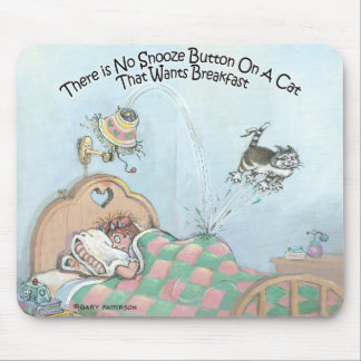 居眠りボタン マウスパッド