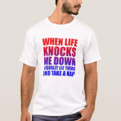 居眠り撃破！おもしろTシャツ Tシャツ (正面)