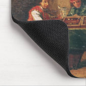 居酒屋のバックギャモンを遊んでいる人 マウスパッド (コーナー)