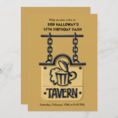 居酒屋の印の招待状 招待状 (正面/裏面)