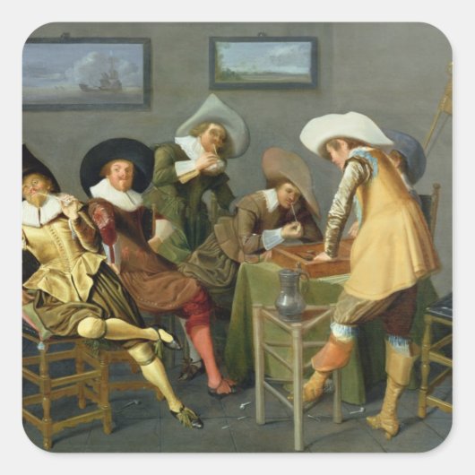 居酒屋の騎士 スクエアシール (正面)